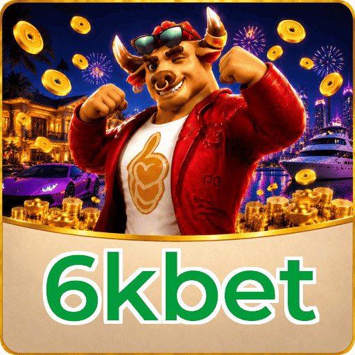 6kbet Logo - Bônus com Rollover Justo